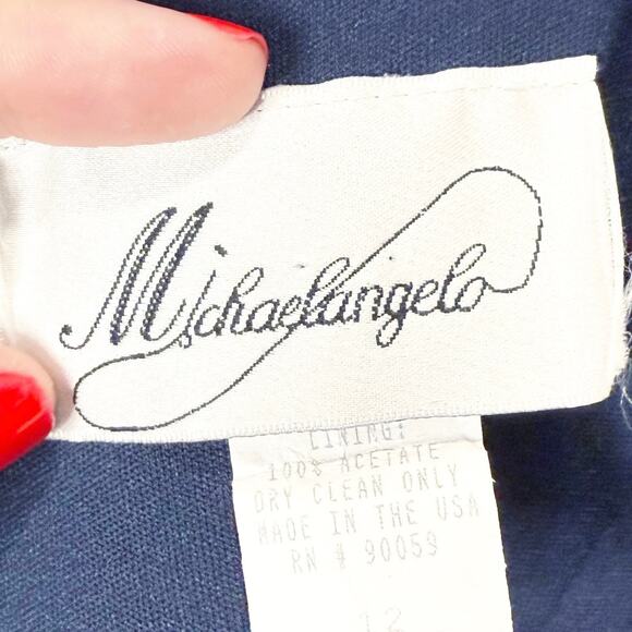 Vintage Michealangelo Coquette Velvet Empire Beaded Babydoll Maxi Gown Dress Y2K - Picture 8 of 10